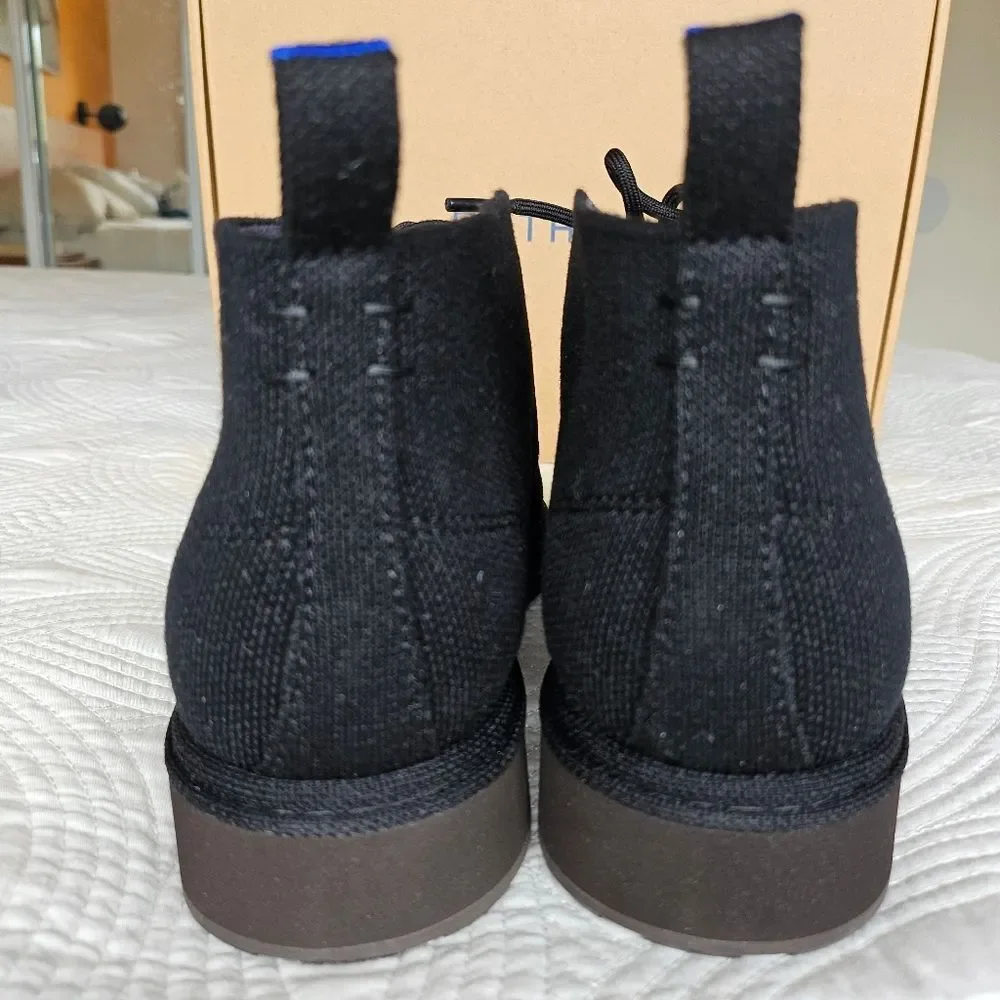 NIB Rothy's Chukka Boot Black Shoes 8.5